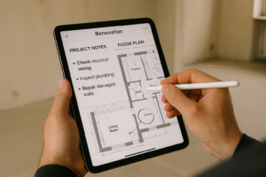 Sopralluogo per ristrutturazione